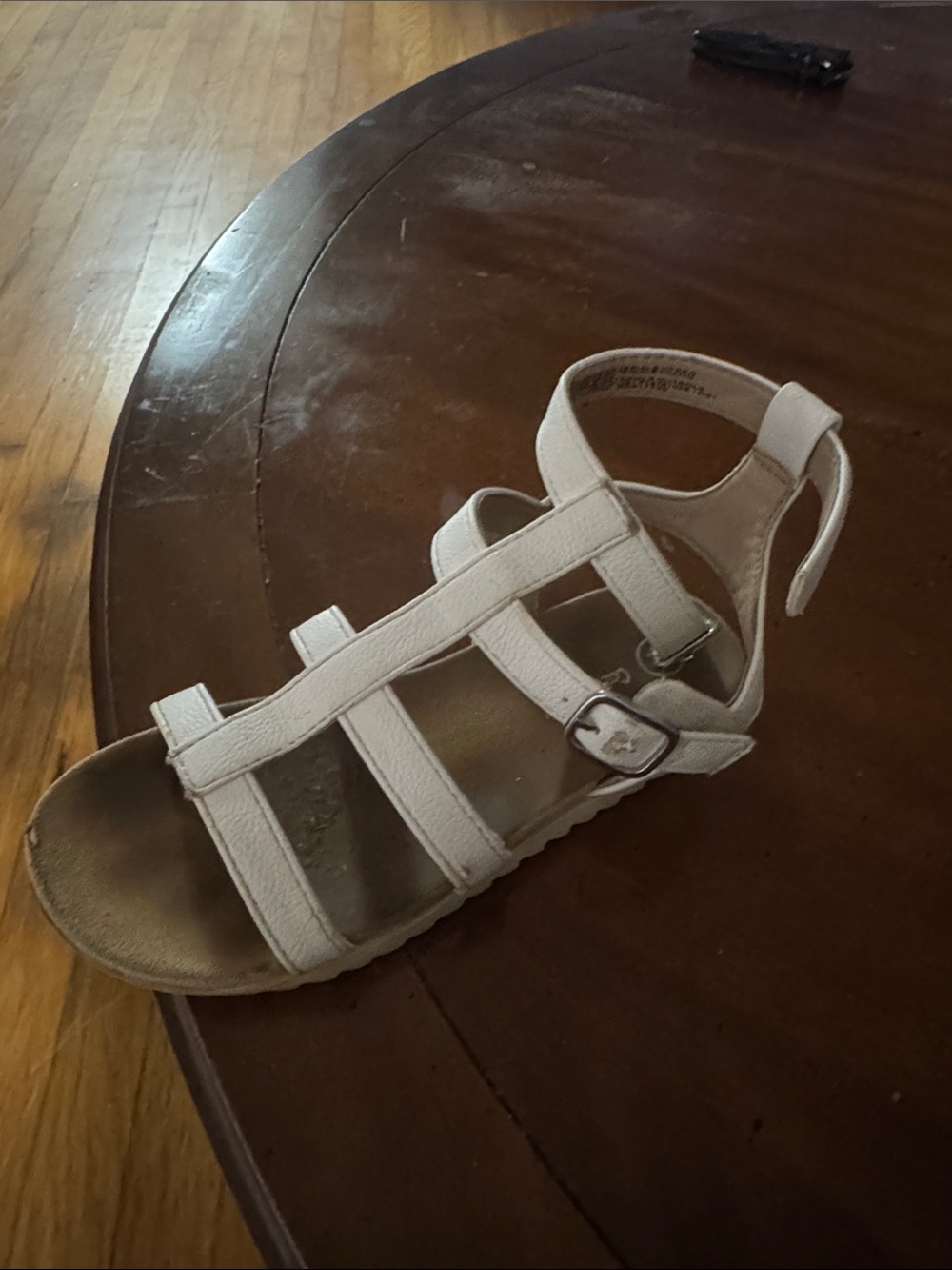 Kids White Strappy Sandals - Comfortable Summer Shoes